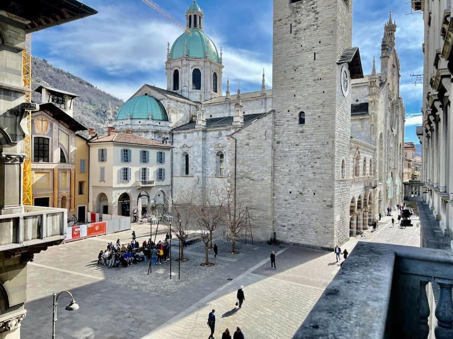 קומו Esclusivo 130Mq Fronte Duomo E Lago E Terrazza מראה חיצוני תמונה